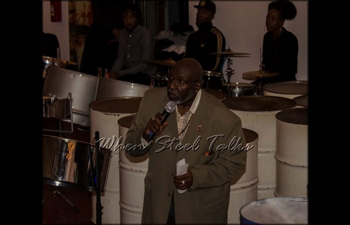 Keith Marcelle addresses the audience at the Homegrown concert