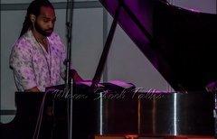 Khuent Rose on piano accompanying Kareem Thompson